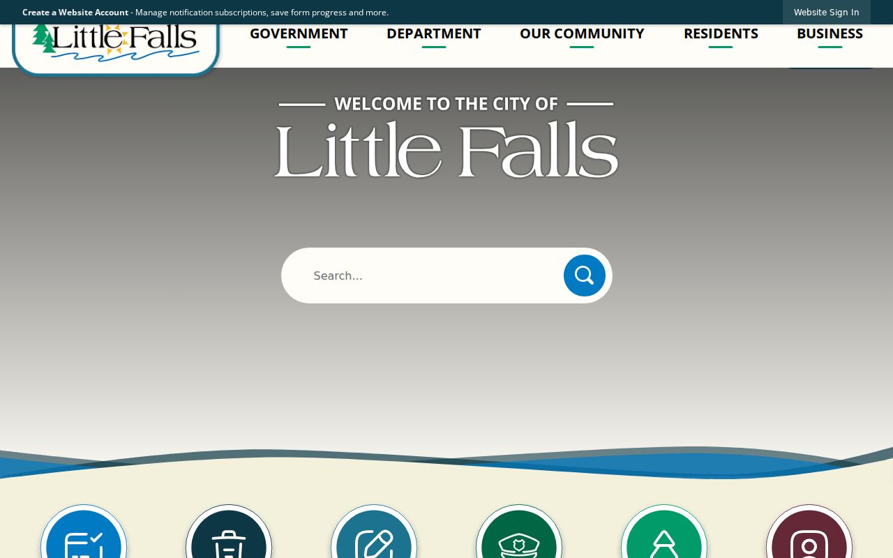 Little Falls City Hall contact and building information page